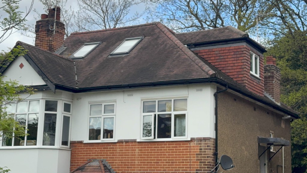 Bay-fronted UK property representing a Level 3 survey route